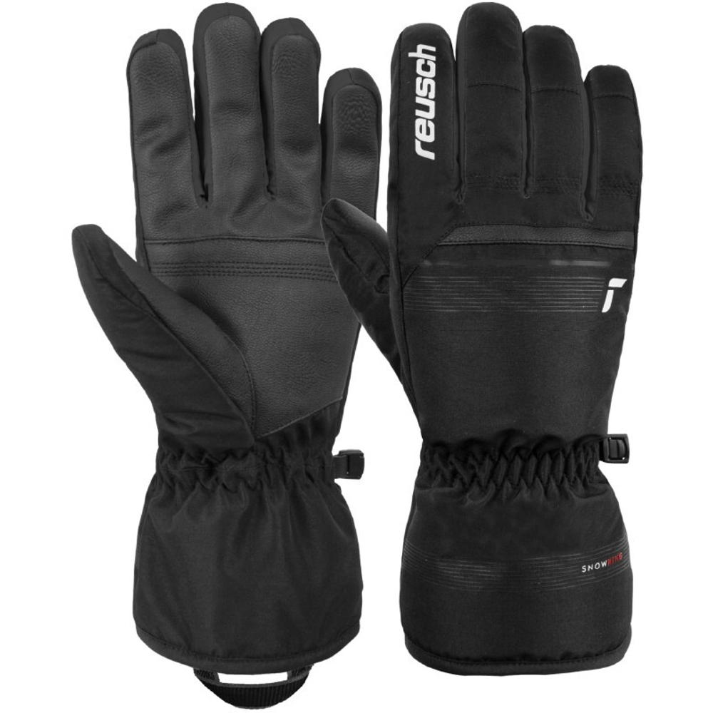 Перчатки горнолыжные REUSCH Snow King Black/White (inch (дюйм):9,5)