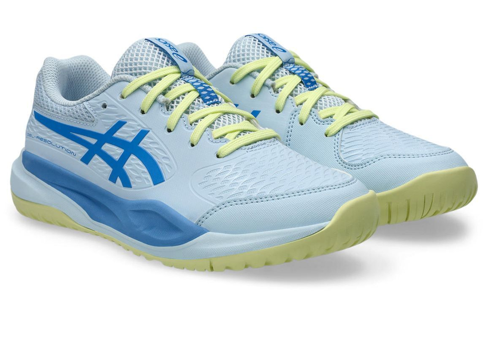 Детские теннисные кроссовки Asics Gel-Resolution X GS - Blue