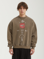 Мужская Толстовка Blessing Doodle Washed