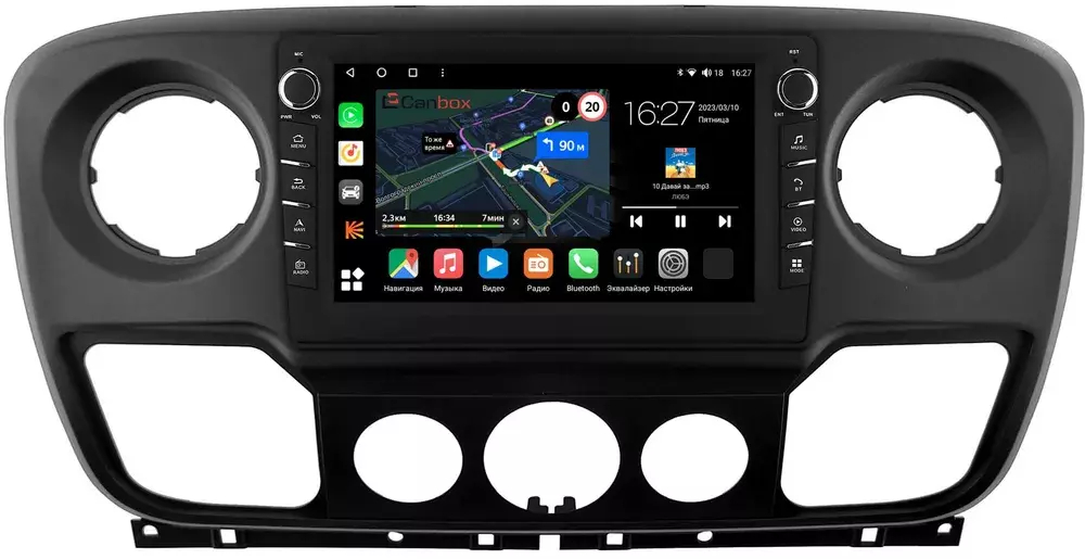 Магнитола для Renault Master 2010-2019 - Canbox 10-1361 Android 10, ТОП процессор, CarPlay, 4G SIM-слот