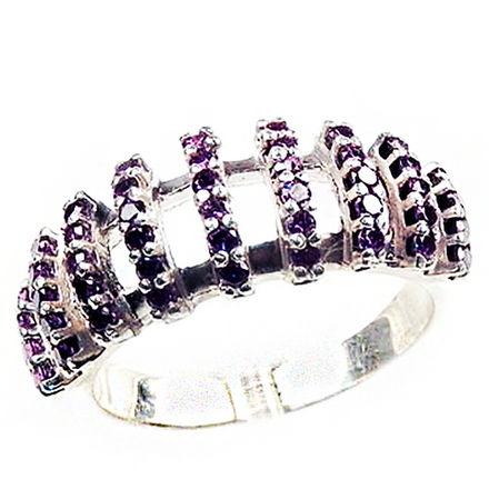 Кольцо "Орион" аметист