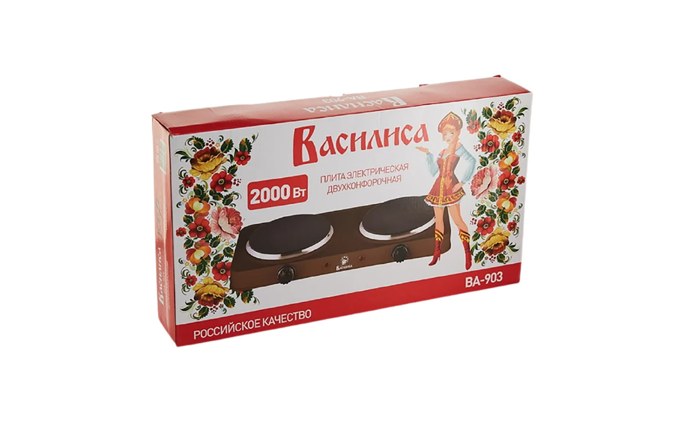 Настольная плитка электрическая Василиса ВА-903 (2-К,диск)