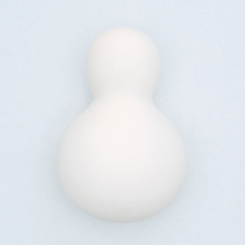 Белый вибратор 8,5см Tenga Iroha Yukidaruma IHM-21