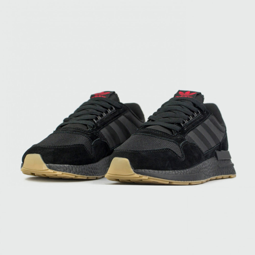 кроссовки Adidas ZX 500 Boost Black / Gum Ftwr.