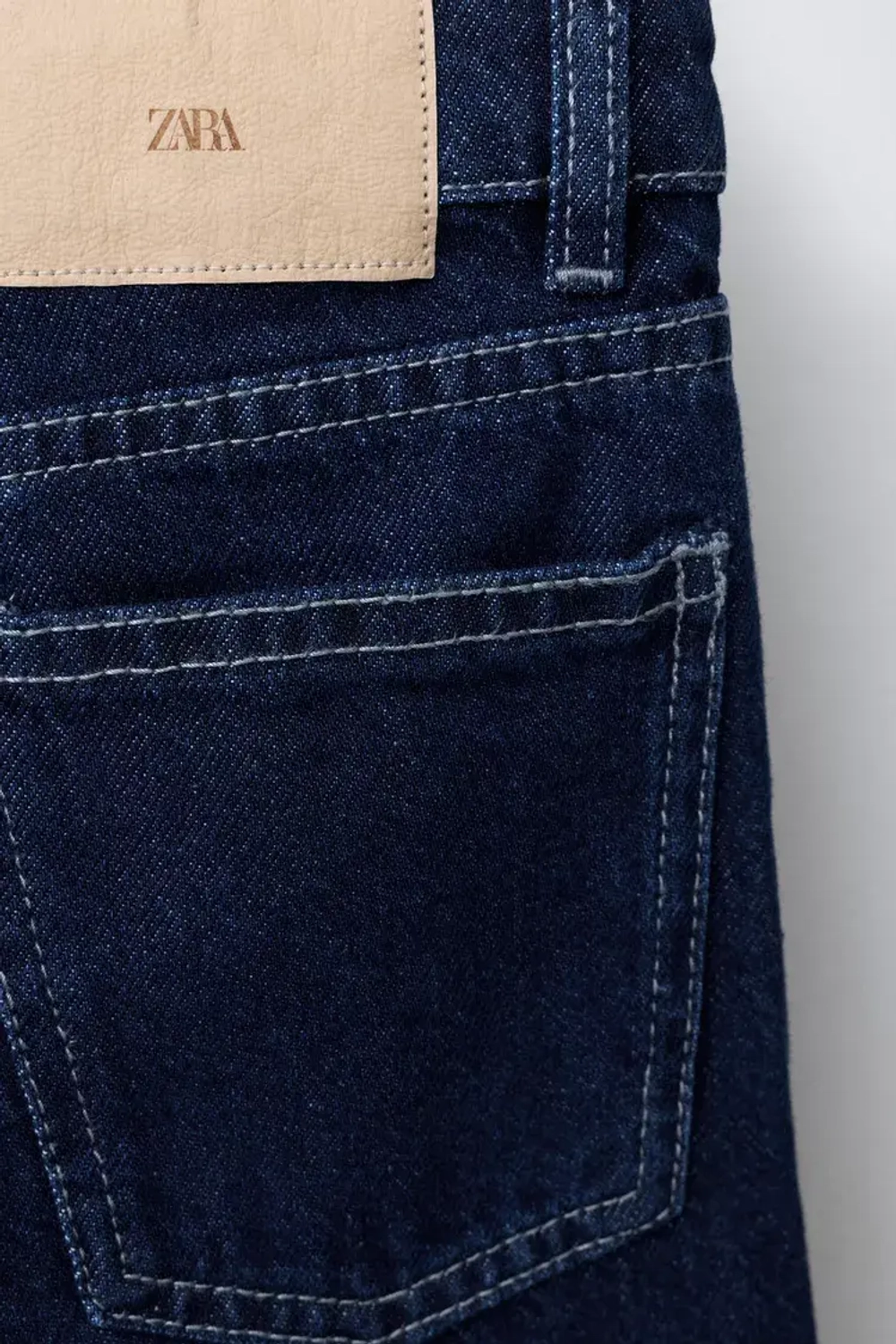 ZARA ДЖИНСЫ WIDE LEG, СИНИЙ