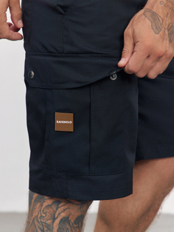 Шорты карго "ripstop cargo" (черный)