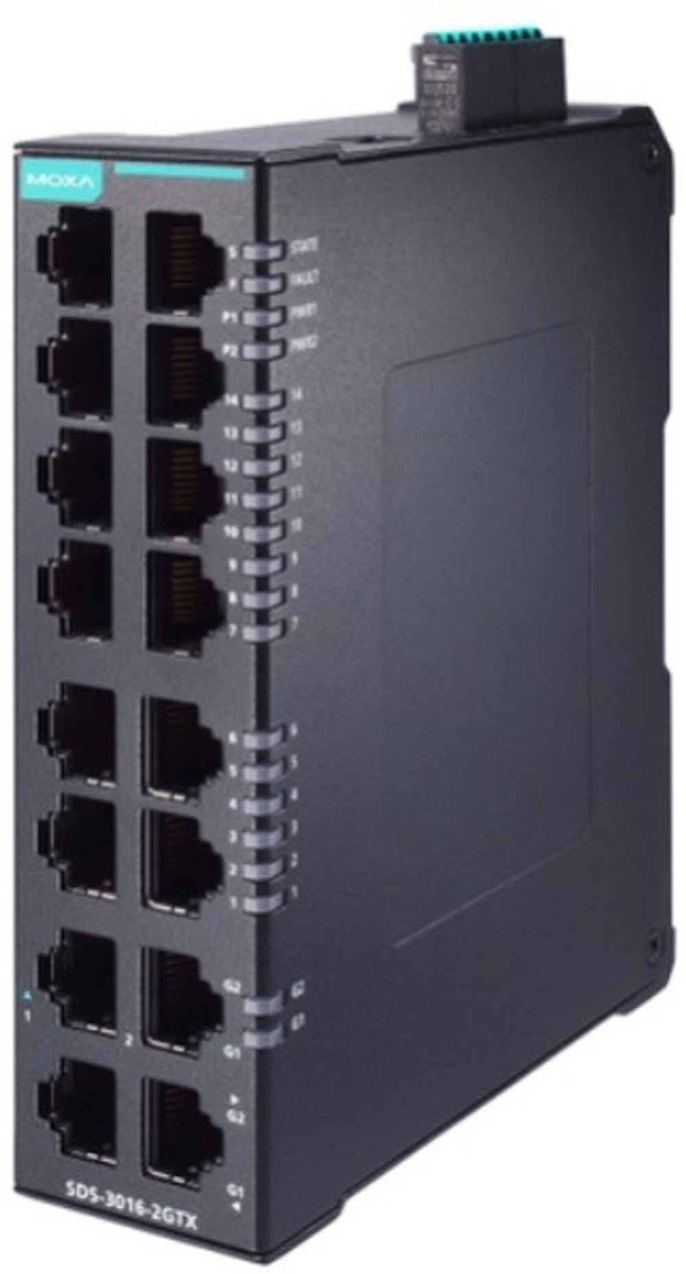 Коммутатор управляемый MOXA SDS-3016-2GTX-T