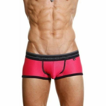 Мужские трусы хипсы фуксия в сетку TOOT Nylon Sport Hip Boxer TT00088