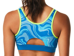 Теннисный бюстгальтер Asics Graphic Bra - Blue