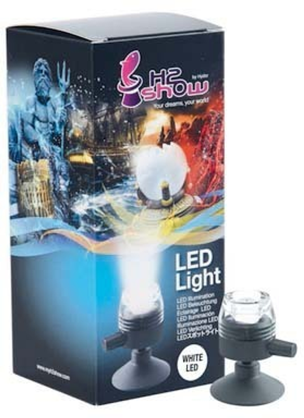 Hydor H2SHOW подсветка для аквариумов и аэраторов 3LED Light белая, подводная