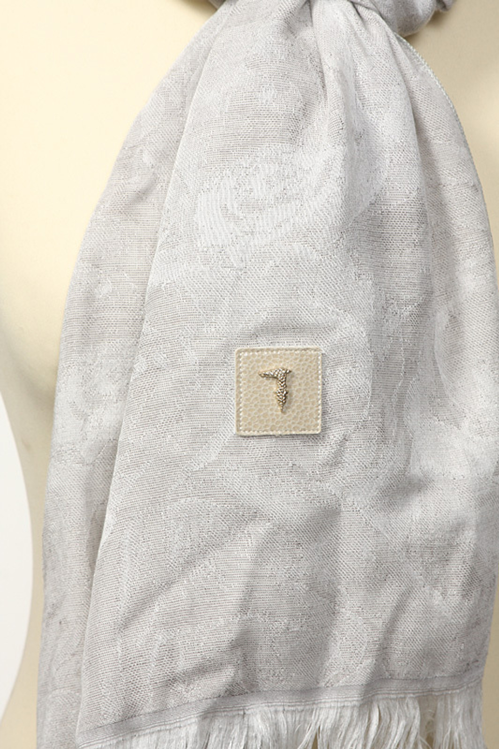 Плед-шарф Trussardi Reason сиреневый Италия