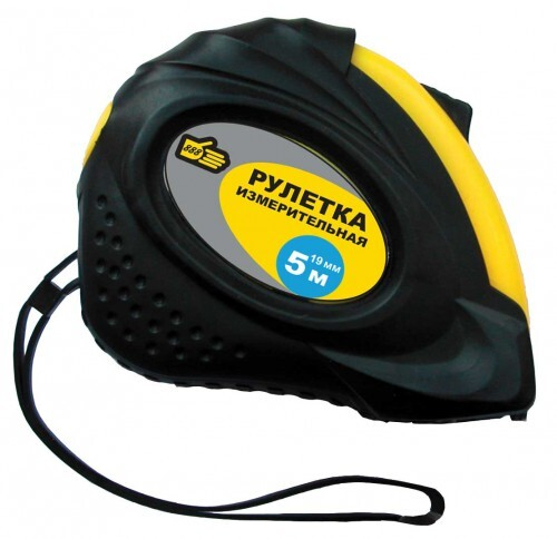 Рулетка   3м*16мм  Черная прорезин. сталь.лента с лак.покрыт, 2-ая фикс. (888)   3016130