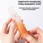 Клей-карандаш NUSIGN 21 грамм, прозрачный, корпус ассорти