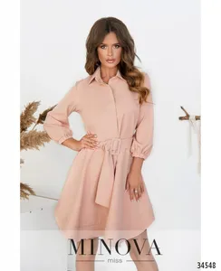 Платье 3126-пудра Minova
