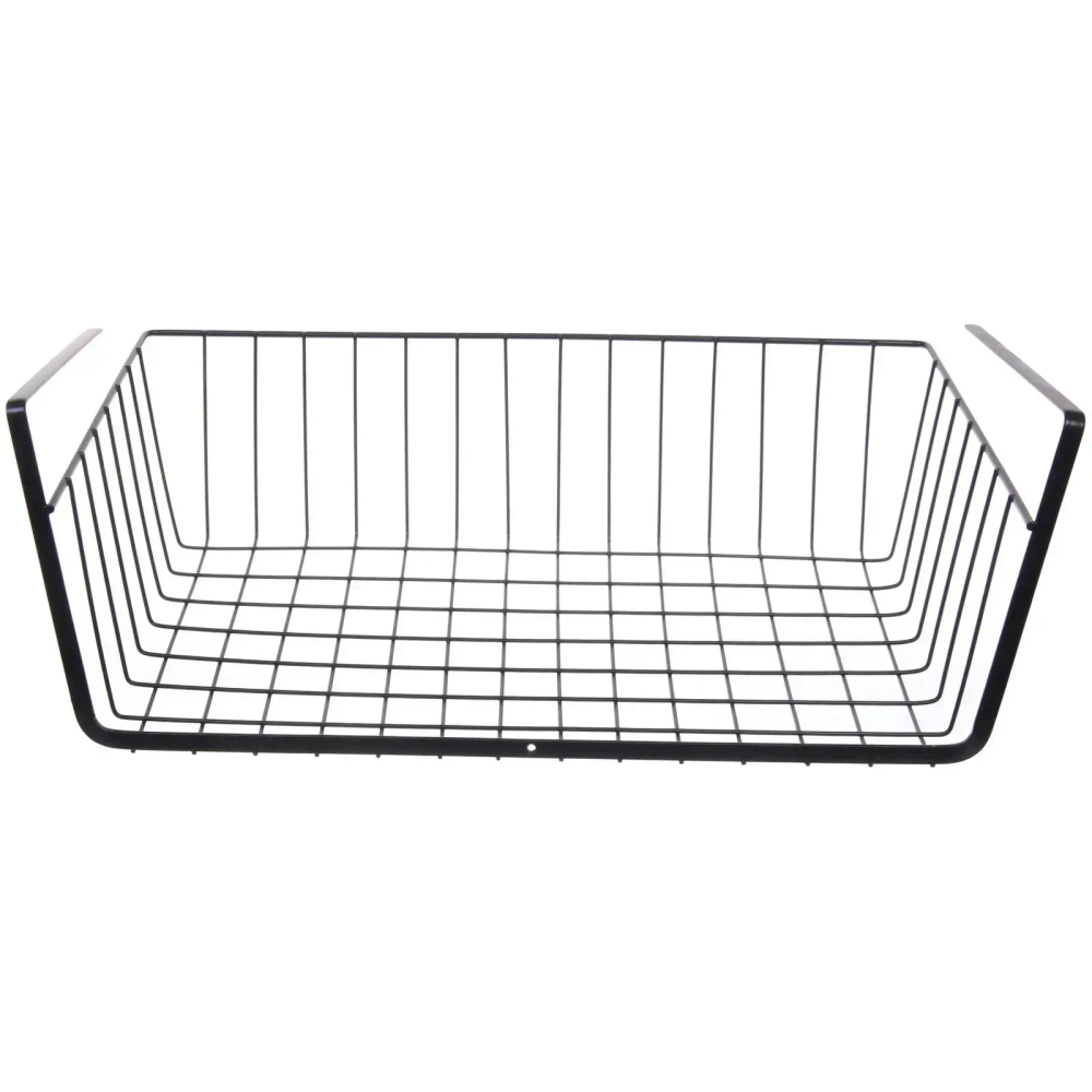 Корзина металлическая подвесная «ФАРГО», цвет черный, 40*24.5*14см (лейбл)