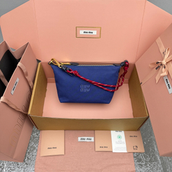 Miu Miu Gabardine Pouch 18 cm