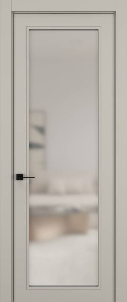Дверь 01V GEOMETRY Матовый Серый шелк