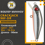 Воблер для рыбалки Pontoon21 Crackjack 98F-DR, 98мм., 16.0гр., заглубление 2.0-2.5 м, цвет 051