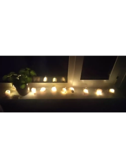 Гирлянда Подарки на батарейках 6x4х7см ткань 10LED