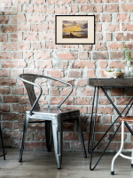 Картина авторская акварельная в паспарту 21*30 см на стену для интерьера "Он, она и собака"