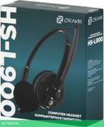 Гарнитура Oklick HS-L900 черный (1532022)