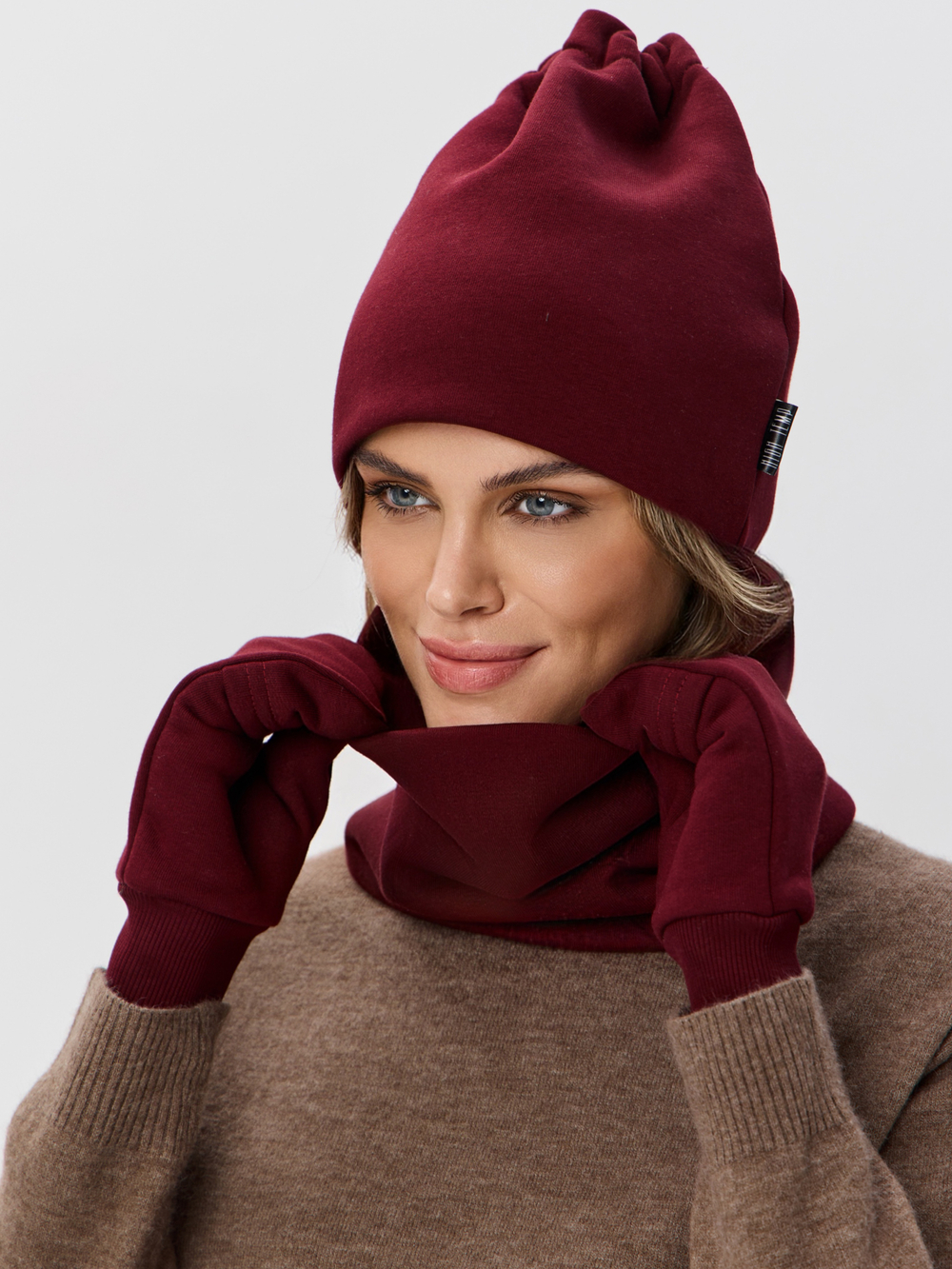 Снуд унисекс из футера с начесом