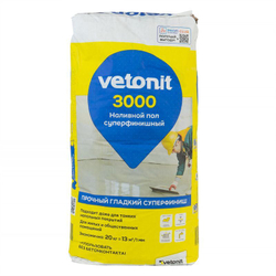 Пол наливной Vetonit 3000 суперфинишный 20 кг
