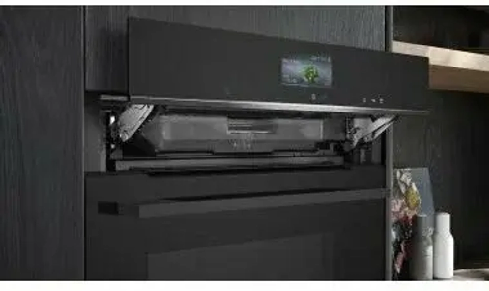 Встраиваемый электрический духовой шкаф Siemens с пароваркой iQ700 CS736G1B1