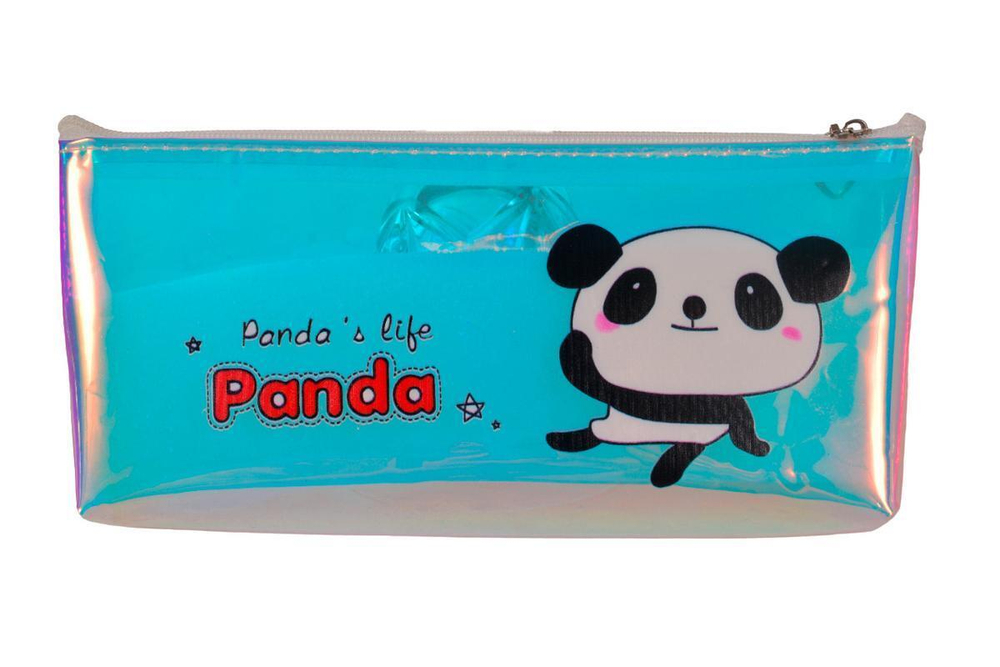 Пенал "Панда" 19*3*8,5см, ПВХ, 3 вида микс