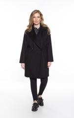 ДВУБОРТНОЕ ПАЛЬТО ИЗ ШЕРСТИ