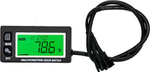Тахометр универсальный со счетчиком моточасов, датчиком температуры, вольтметром, с подсветкой и сменной батарейкой