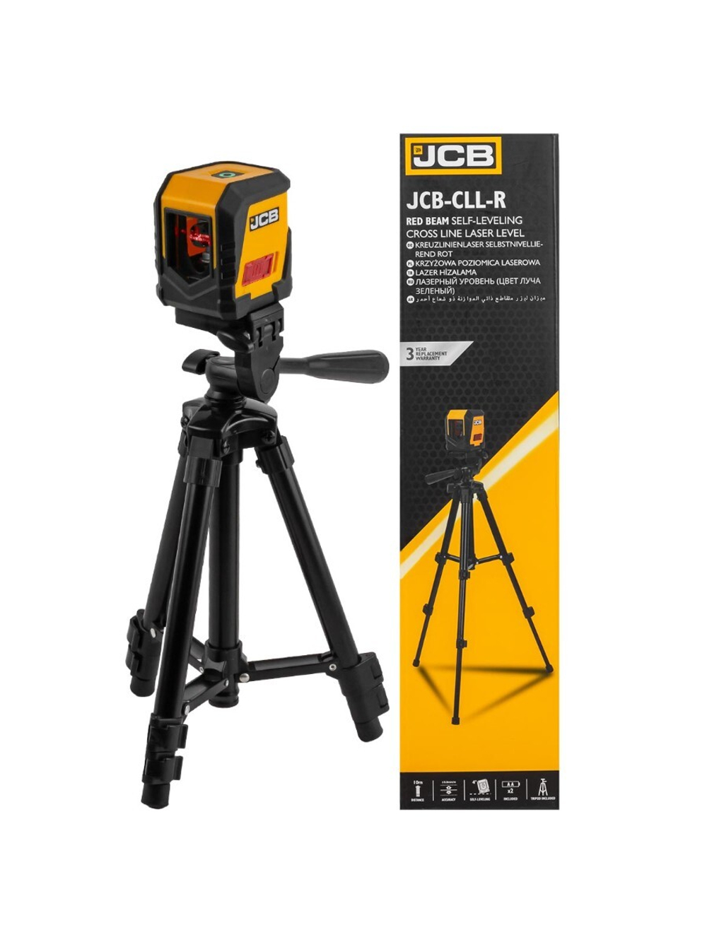 Уровень лазерный (цвет луча красный) JCB JCB-CLL-R