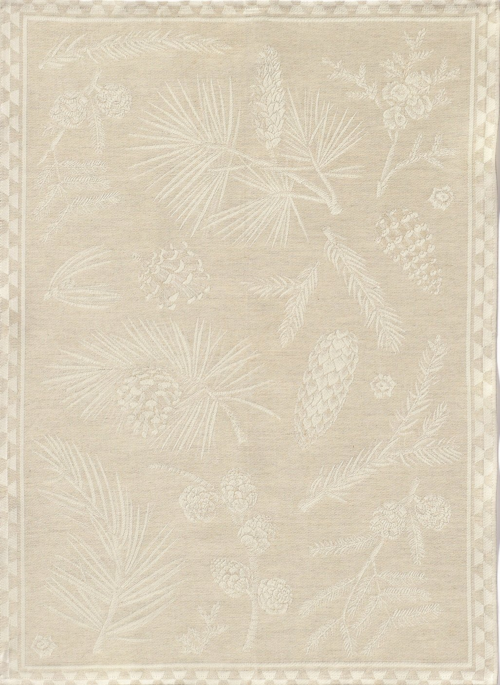 Полотенце кухонное 50х70см Leitner Leinen Foresta бежевое