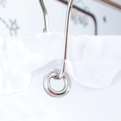 Шторка для ванной 200х220 Carnation Home Fashions Ruffles RUF220W