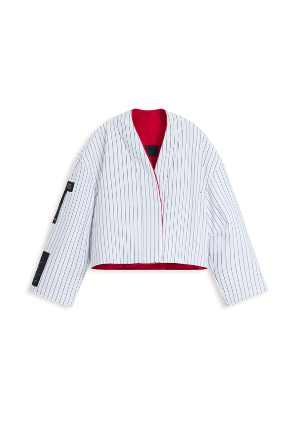 Куртка двустороняя TULUP white/red