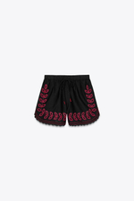 Шорты с вышивкой — zw collection