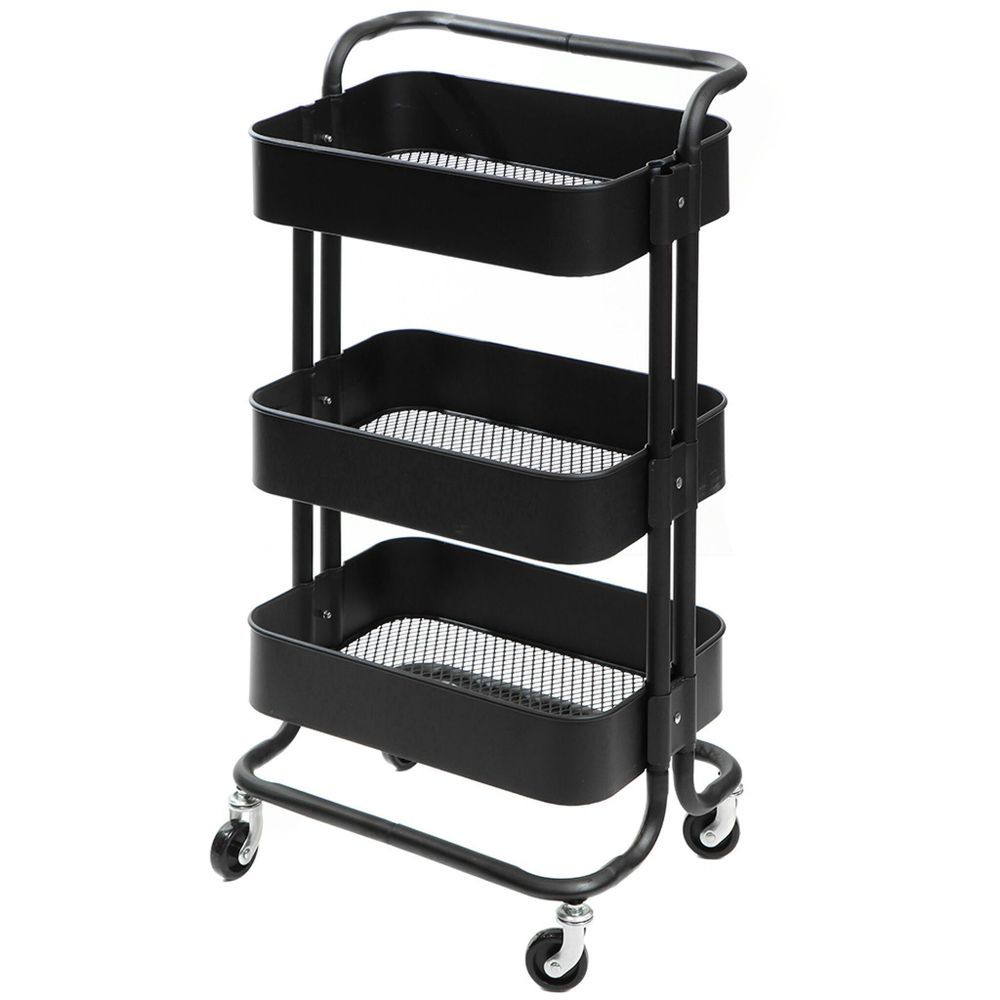 Полка универс, мет-л, 3 секц, 41х30х84 см, на колес с ручк, SPE34192-3