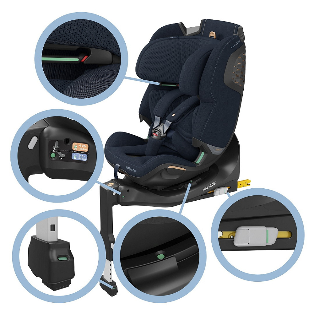 Автокресло Maxi-Cosi Emerald 360 Pro 8621477110 Authentic Blue/синий