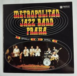 Винтажная виниловая пластинка LP Metropolitan Jazz Band Praha Spiral (Чехословакия 1983)