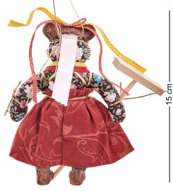 RK-873/7 Кукла подвесная «Медведица с граблями»