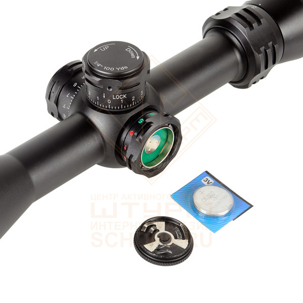 Прицел оптический Veber Black Fox 4-16X40 AOE RG
