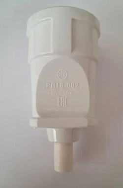 Удлинитель с заземлением "Доктор Ап" 1 розетка, 2 метра, ПуГВВ 3x2.5 мм, белый, 16А, серия "Мощный"