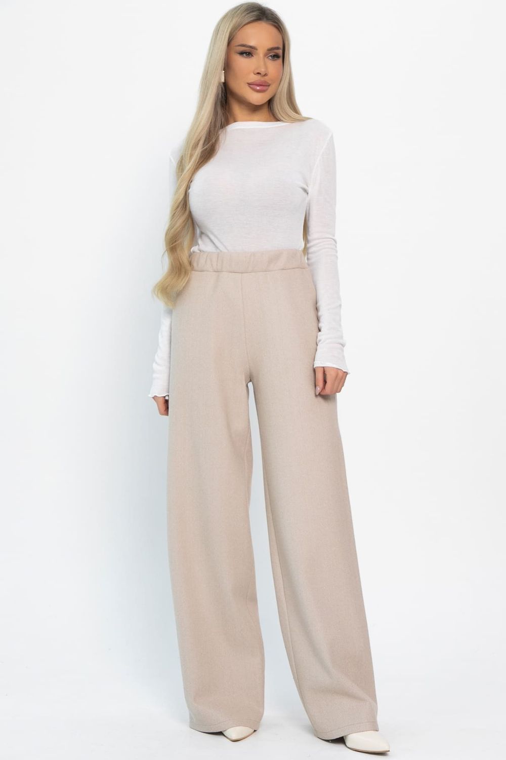 Брюки Остатки тепла (бежевые) Б14903-7М LT Collection