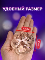 Антистресс игрушка Таба сквиш лапка липкая прозрачная сквиши