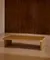 Oaq Журнальный столик из шпона дуба с натуральной отделкой 140 x 75 см