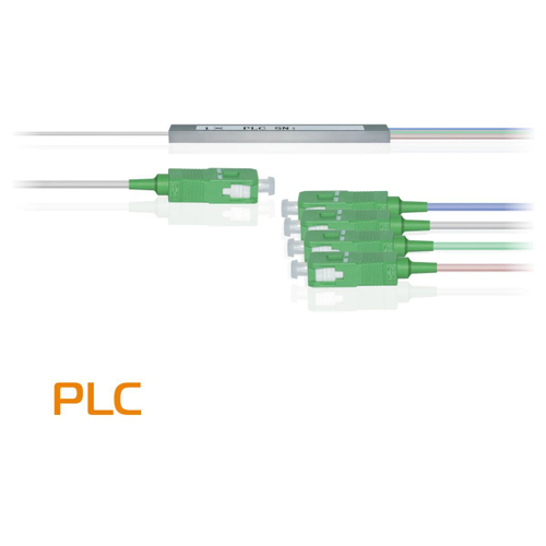 Делитель оптический планарный PLC-M-1x4, бескорпусный, разъемы SC/APC