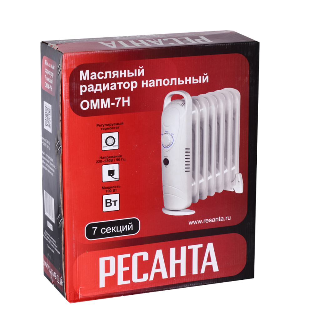 Масляный радиатор Ресанта ОММ - 7Н