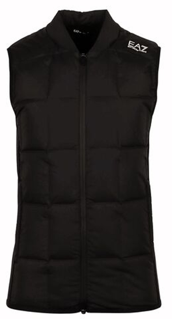Мужская теннисная жилетка EA7 Man Woven Down Waistcoat - - черный