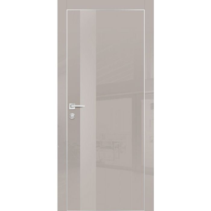 Межкомнатная дверь Graf HGX-10 Латте мателак Латте глянец (1900 х 600)