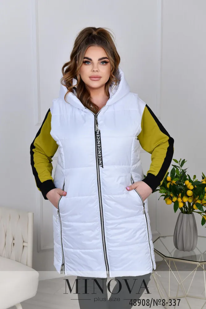 Костюм 8-337-лайм-белый Minova